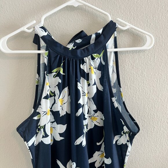 Ouges Halter Neck Floral Summer Casual Sundress - Sz L (NWT) - Picture 2 of 5